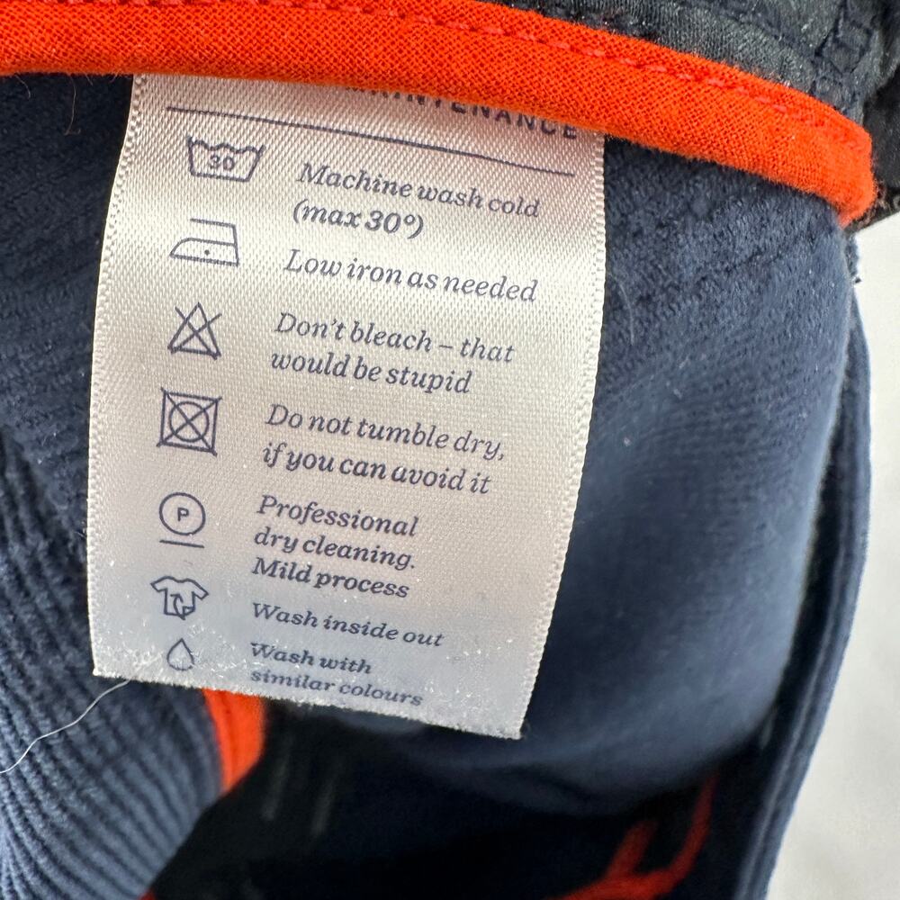 SPOKE Navy Cord Fives The Autumn Original Corduroy Pants in Build B // 34 x36 - Picture 12 of 16